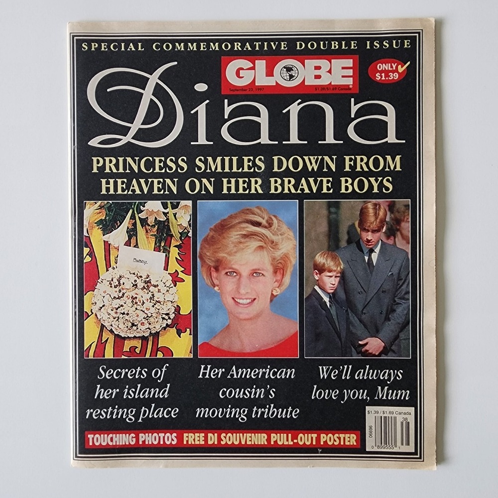 Globe Magazine Sep‎ 23 1997 Diana Death Commerative Double Issue Canada Princess